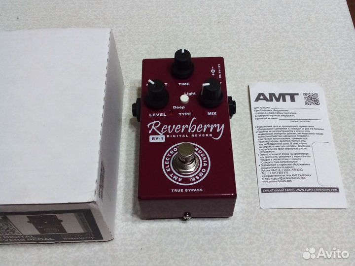 Гитарная педаль AMT reverberry ry-1