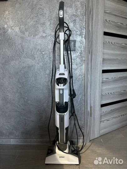 Вертикальный паровой пылесос Kitfort 2в1