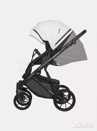 Коляска Riko Montana 3 в 1 Кожа White. Новые