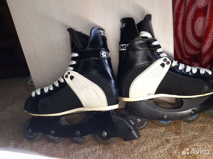 Роликовые коньки хоккейные