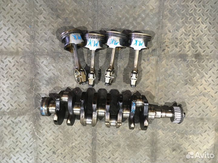 Коленвал + шатуны с поршнями (Geely MK)