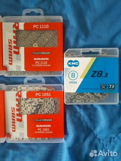 Новые цепи, кассеты Sram, KMC и др