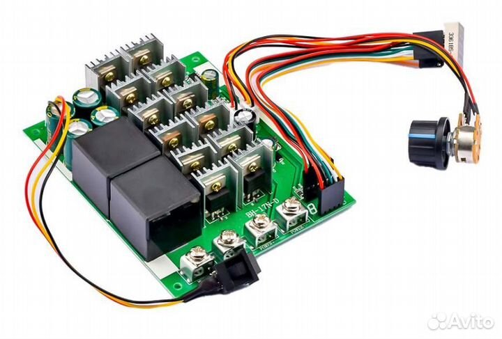 Регулятор шим 10-55v 60A с реверсом, с дисплеем