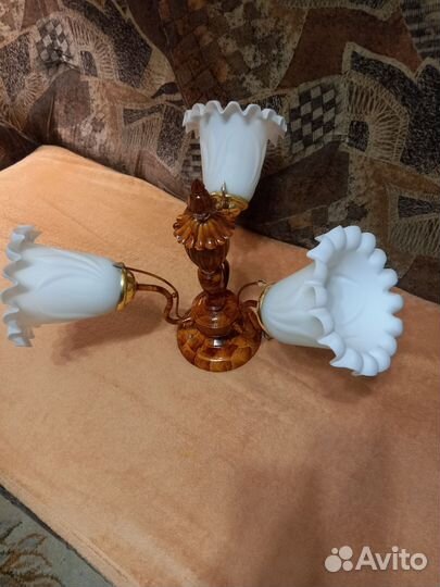 Люстра потолочная бу