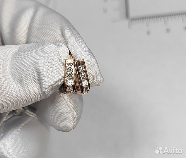 Золотые серьги