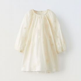 Новое платье с цветами Zara kids, 110, 116