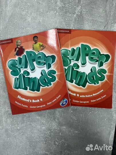 Super Minds 4 рабочая тетрадь+учебник