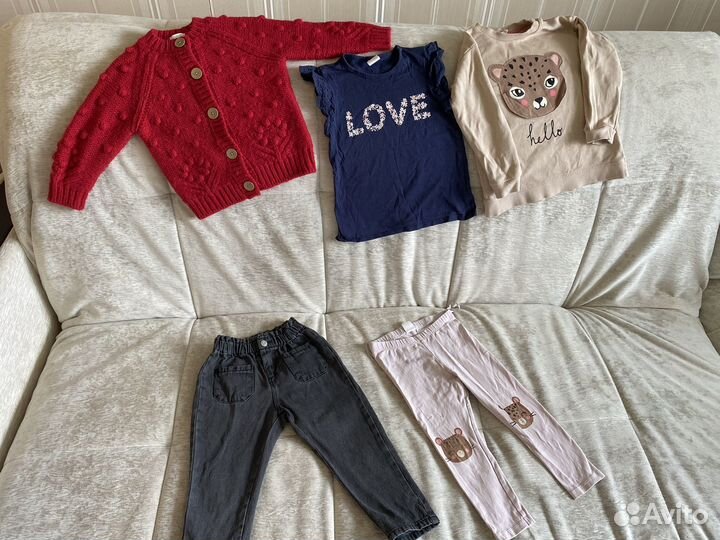 Пакет одежды для девочки 86-92