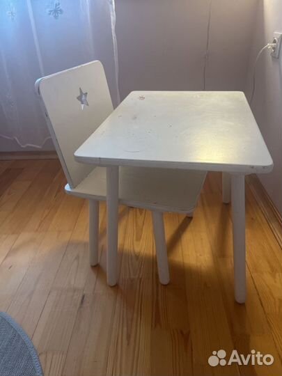 Детский столик и стул инлавка