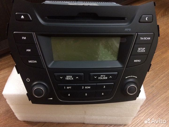 Автомагнитола гу Hyundai Santa Fe III (оригинал) м