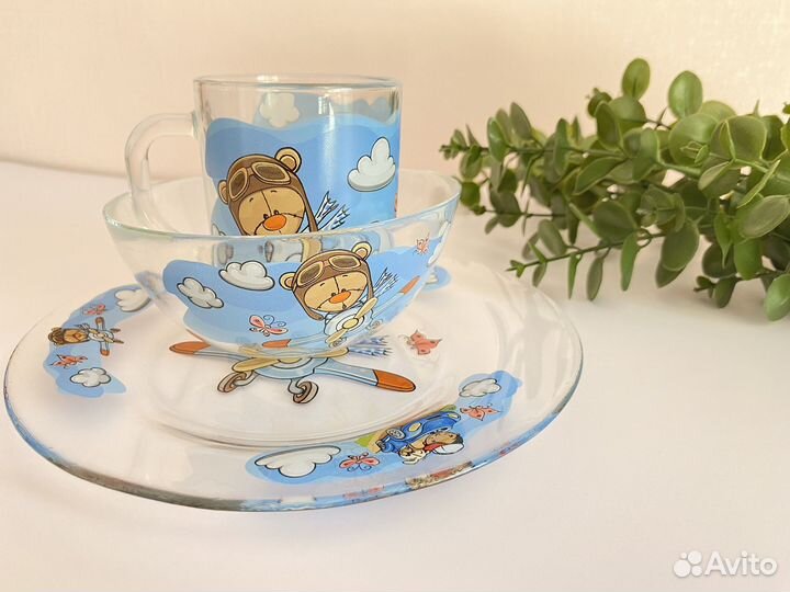 Набор детской посуды новый
