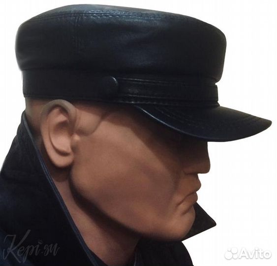 Кожаная фуражка Че, мужская кепи новая