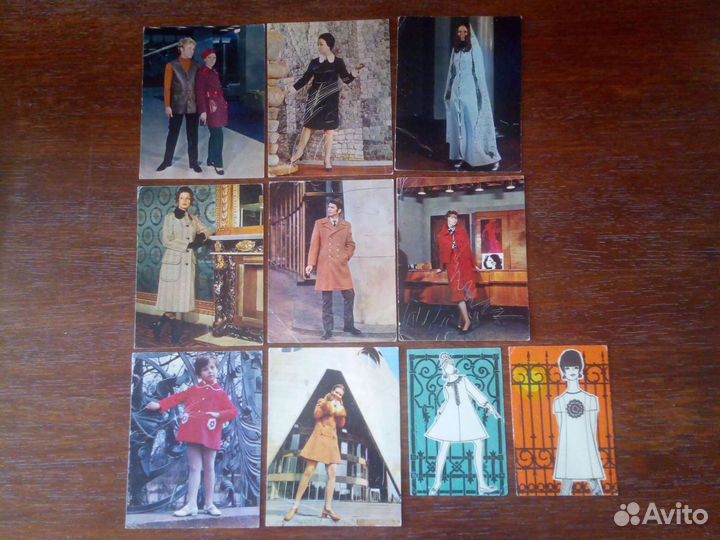 Открытки с выкройками 10 шт