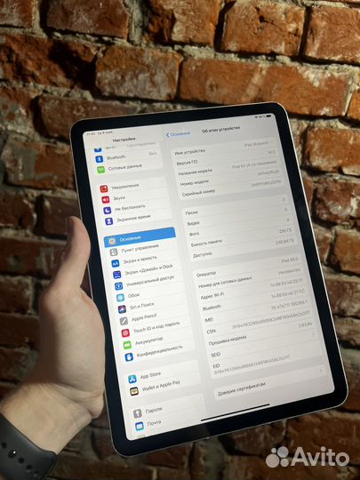 iPad air 4 256 cellular