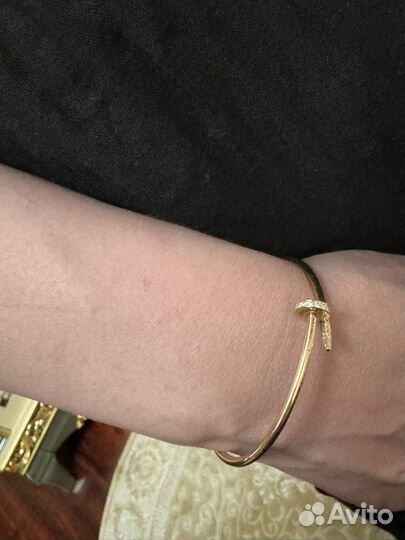 Золотой браслет cartier