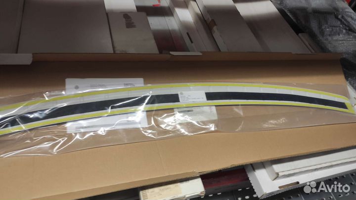 Накладка на задний бампер vw caddy от 2015