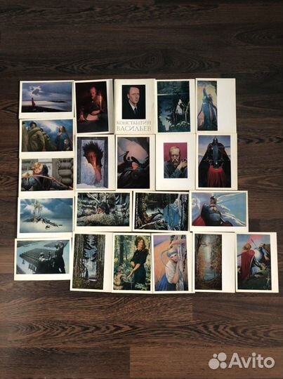 Открытки художественные. наборами. СССР