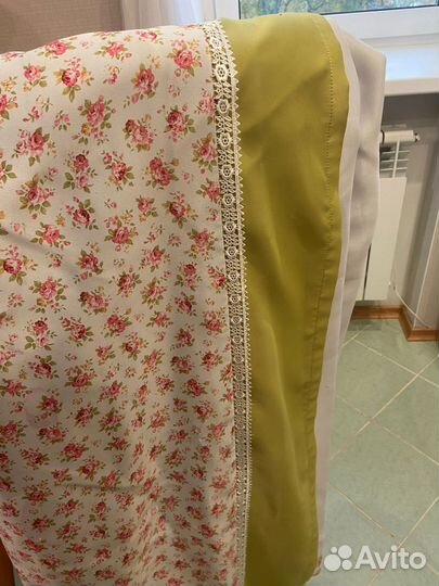 Шторы, чехол на диван, чехлы на думки