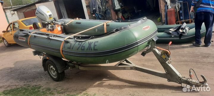 Надувная лодка с мотором бу
