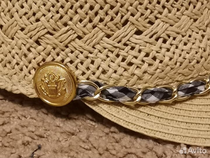 Соломенная кепка женская летняя