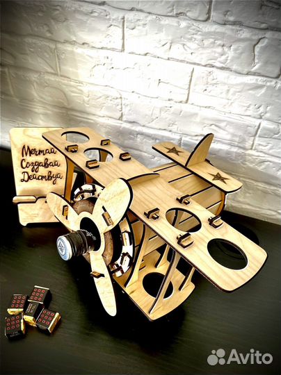 Самолет из фанеры мини-бар