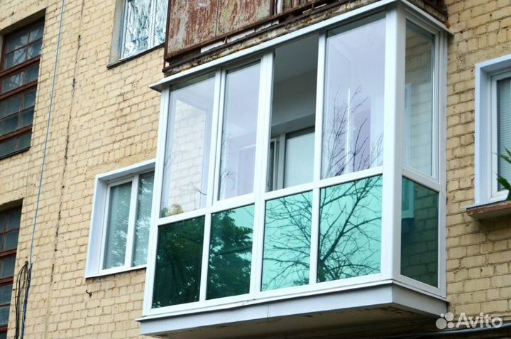 Остекление балконов и лоджий в рассрочку M1755