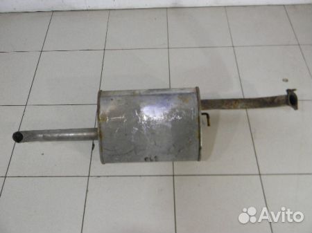 Задняя часть глушителя