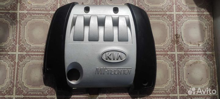 Крышка двигателя декоративная киа спектра 1.6