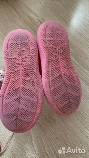 Обувь для девочки(Crocs босоножки 30,кеды 29)