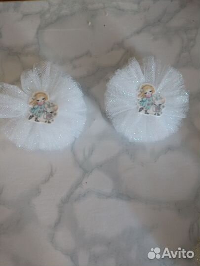 Бантики ручной работы новогодние