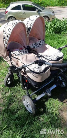 Коляска для двойни mikado duet 2в1