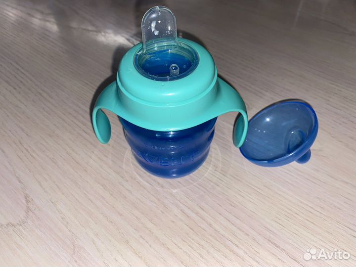 Поильник avent, тарелка, ложка