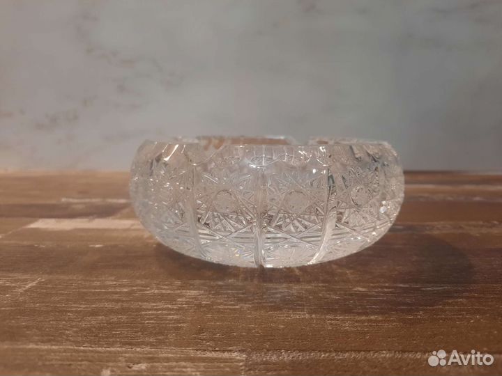 Пепельница, Чехия, хрустальная