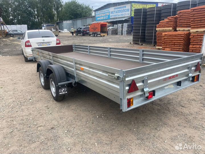 Прицеп легковой мзса 817735.022 с опорным колесом