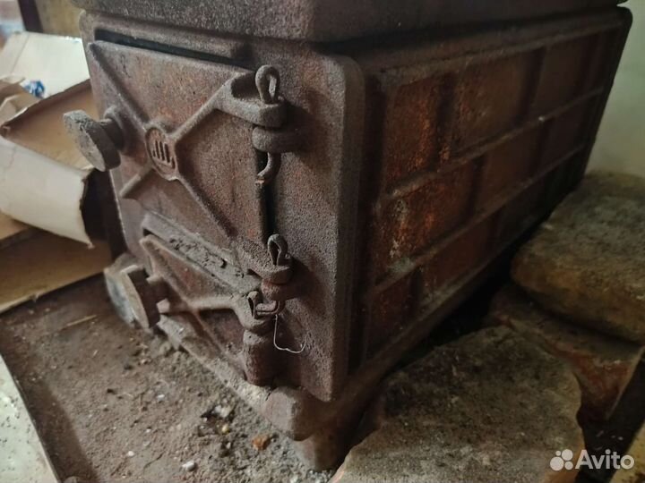 Печь буржуйка чугунная СССР