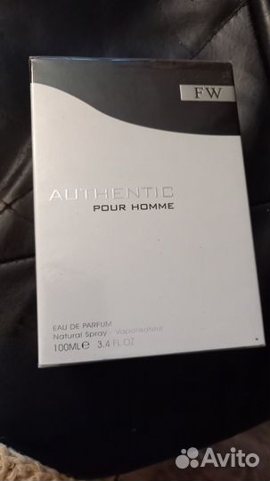 Мужские духи Fragrance World Authentic Pour Homme