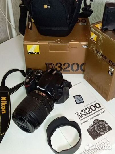 Зеркальный фотоаппарат nikon d3200