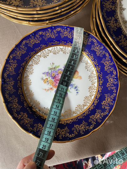 Чехия посуда cobalt