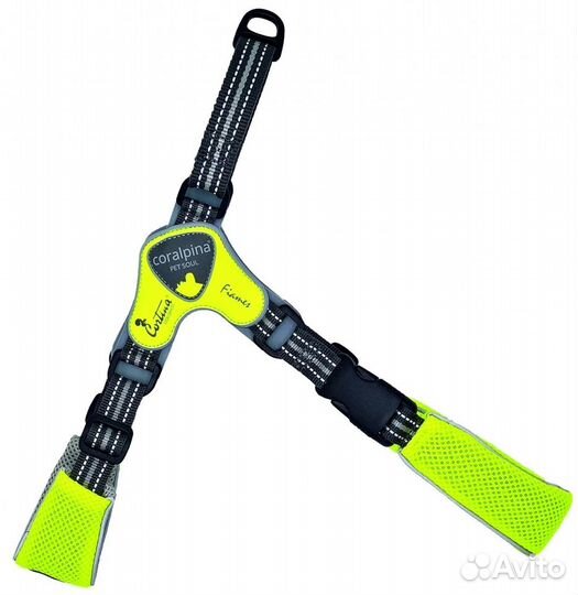 Cortina мягкая шлейка, неоновая желтая