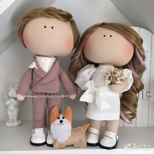 Куклы Свадебные по фото (на Годовщину)