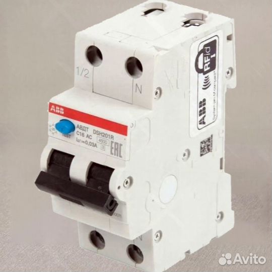 Дифференциальный автомат ABB DSH201R 10a 16a 25a