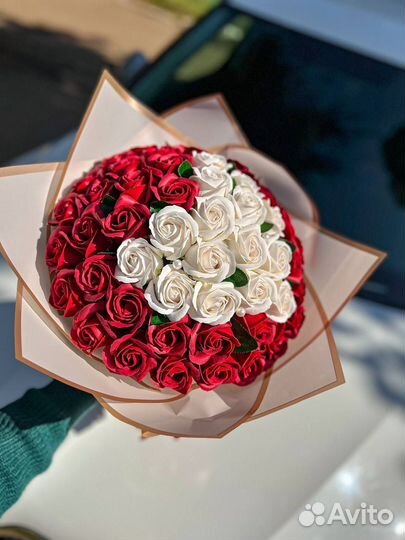 51 роза, 101 роза, букеты цветы с доставкой