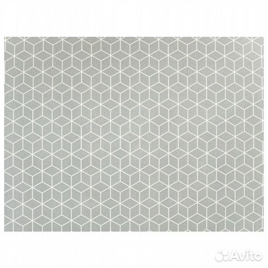 Скатерть пвх Гамма 130х180см серая, арт.545/15 Б