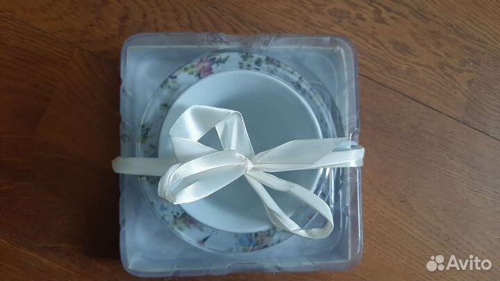 Чашка и блюдце фарфор Новые