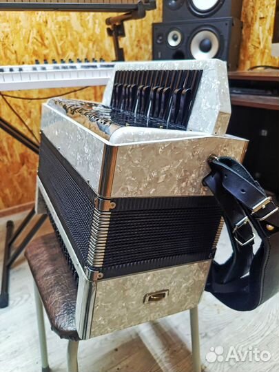 Гармошка цельнопланочная 6/4 латунь