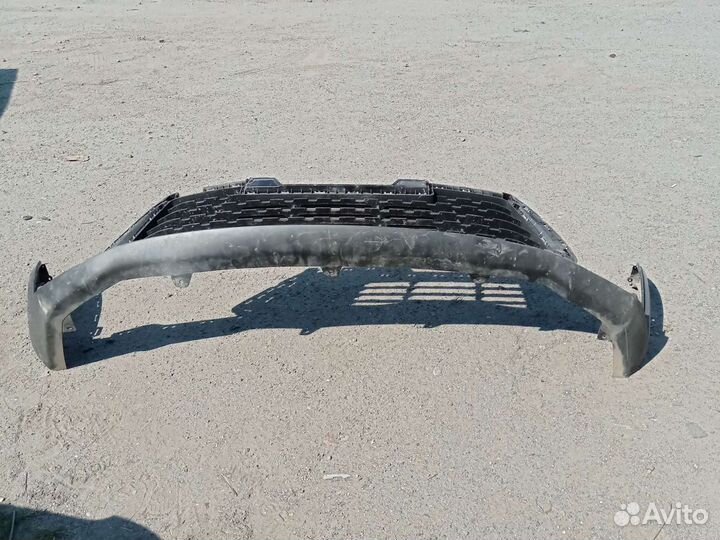 Спойлер переднего бампера kia rio x-line