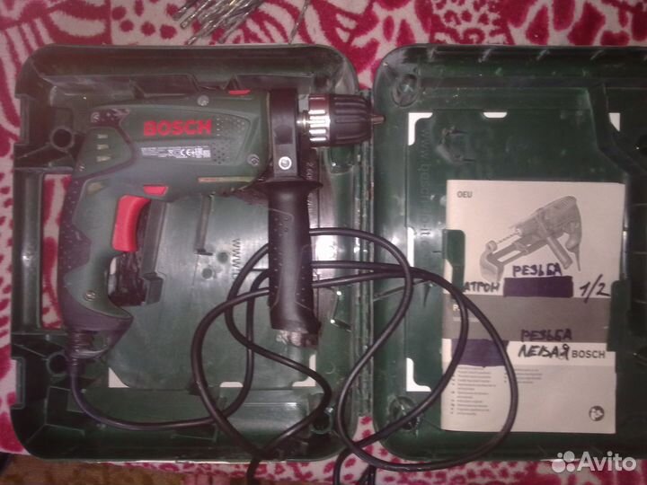 Дрель ударная Bosch PSB 500 RE