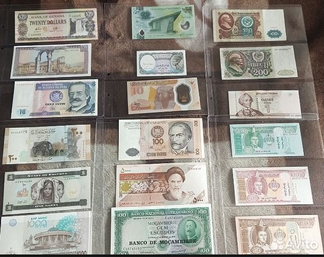 Большая коллекция банкнот