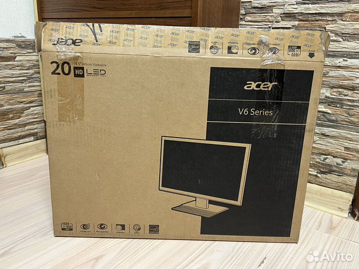 Монитор acer v206hqlab