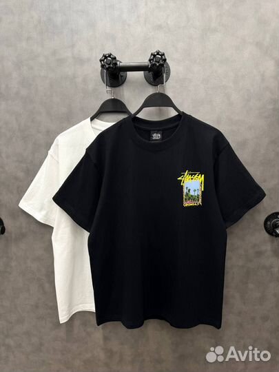 Stussy футболка оверсайз